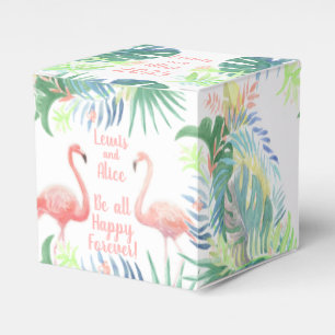 Seid immer glücklich für immer! Märchen Zwei Rosa Geschenkschachtel