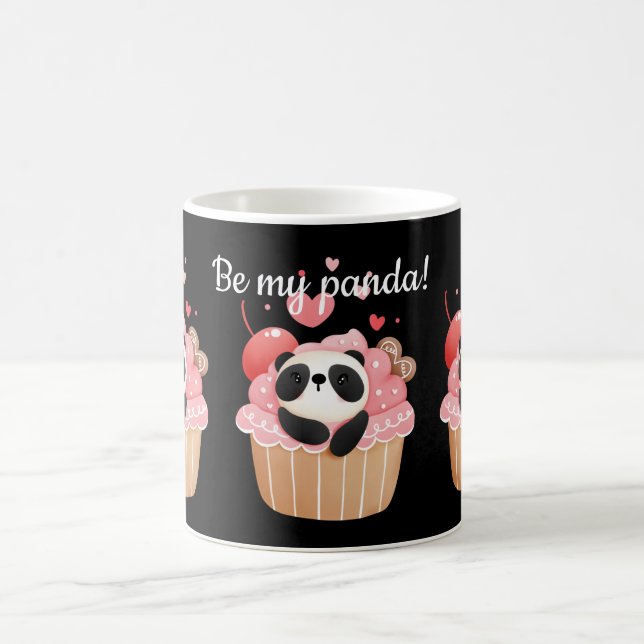 Seid mein Panda valentine Kaffeetasse (Mittel)