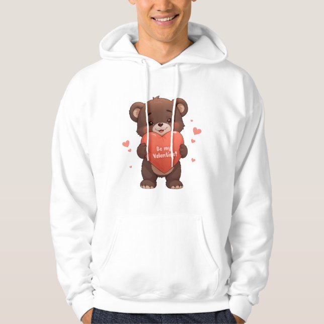 Seid mein Valentine? Hoodie (Vorderseite)