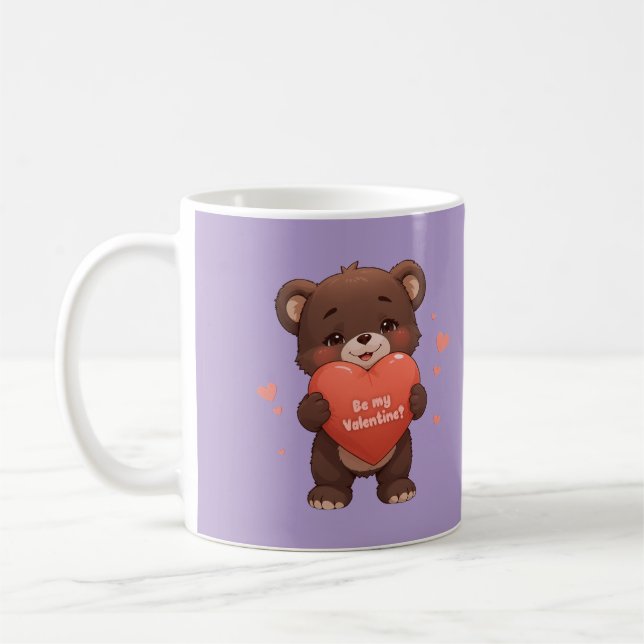 Seid mein Valentine? Kaffeetasse (Links)