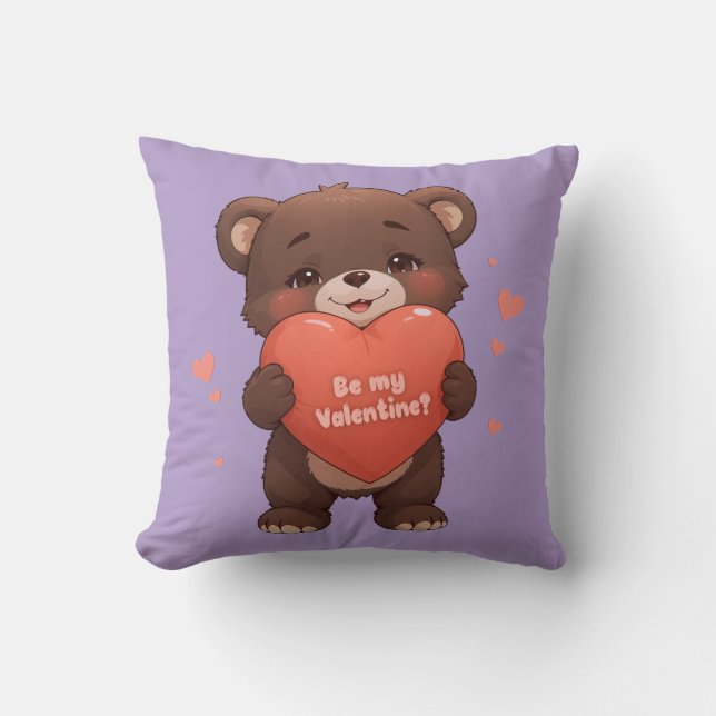 Seid mein Valentine? Kissen