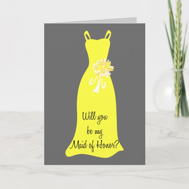 Seid meine Trauzeugin? Einladung (Vorderseite)