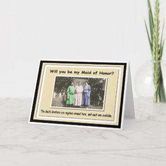 Seid meine Trauzeugin? - FUNNY Einladung