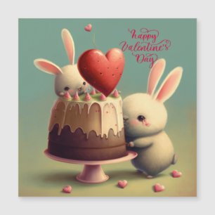 Seid meine Valentinkarte Magnetkarte
