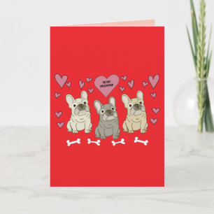 Seid meine Valentins, Hunde Karte
