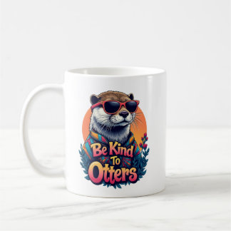 Seid nett zu Ottern, Lustige Otter Jungen Mädchen Kaffeetasse