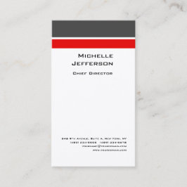 Seide Beruflich Modernes Grau-Weiß Visitenkarte