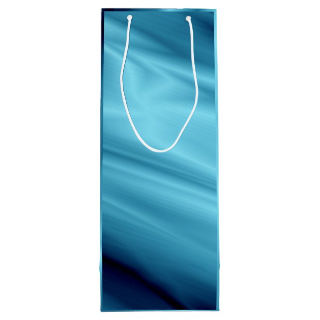 Seide Geschenktüte Für Weinflaschen (Rückseite)