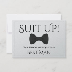 Seide meine Trauzeuge-Karte! Karte