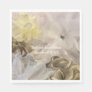 Seide- und Organza-Blume Serviette