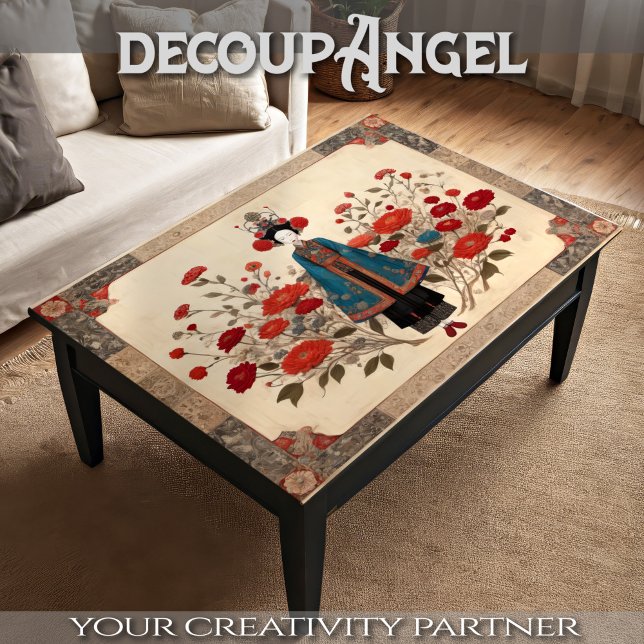 Seide und Petalen - Decoupage - Seidenpapier (Von Creator hochgeladen)