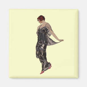Seiden Abendkleid 1914 Magnet