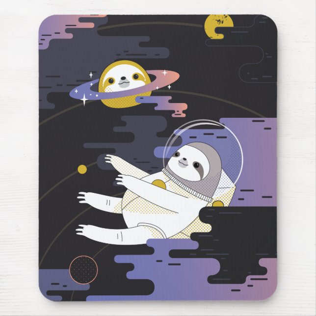 Seidenastronaut Mousepad (Vorne)