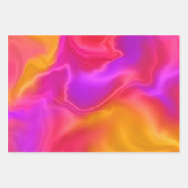 Seidenaussehen Geschenkpapier Set