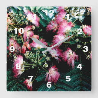 Seidenbaum Quadratische Wanduhr