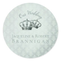 SeidenDamast - Hochzeitsticker