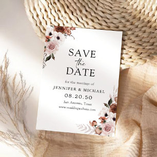 Seidenflorenkarte Save the Date