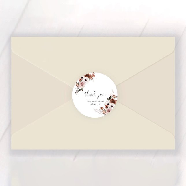 Seidenflorentücher-Dusche Klassischer Rundsticker Runder Aufkleber (Von Creator hochgeladen)