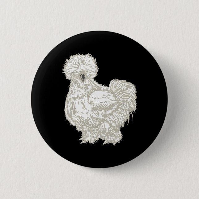 Seidenhuhn  button (Vorderseite)