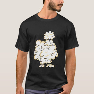 Seidenhuhn glatt kuscheliger Vogel Seidenhuhn T-Shirt
