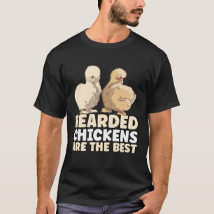 Seidenhuhn Tier Seidige Landwirtschaft Chinesische T-Shirt