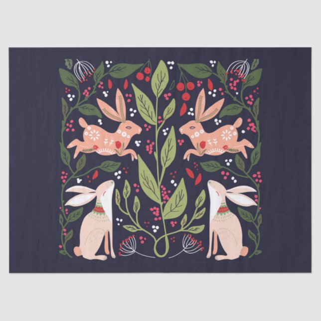 Seidenpapier: ART: RABBBITS Seidenpapier (Vorderseite)