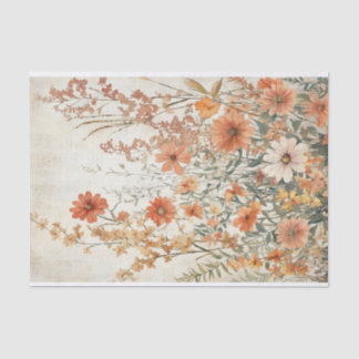 Seidenpapier Decoupage Herbst Wildblumen Var06