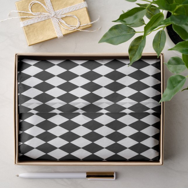 Seidenpapier-Diamantmuster Seidenpapier (Geschenk)