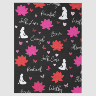 Seidenpapier Florale Selbstliebe Seidenpapier