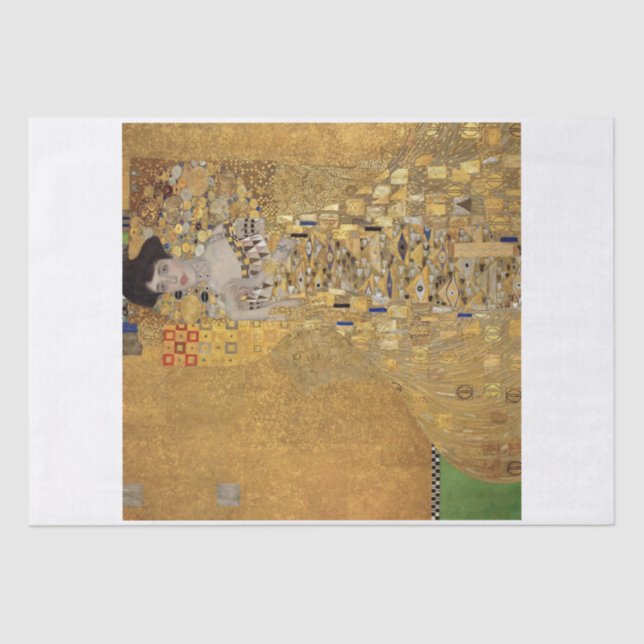 Seidenpapier: GUSTAV KLIMT: ADELE BLOCH-BAUER Seidenpapier (Vorderseite)