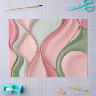 Seidenpapier in stilvollem abstraktem Grafikdesign