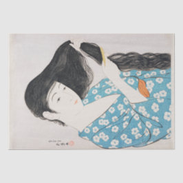 Seidenpapier: JAPANISCH: GOYŌ HASHI-GUCHI:1920 Seidenpapier