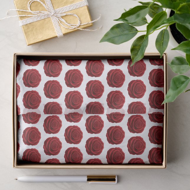 Seidenpapier - Rose (Geschenk)