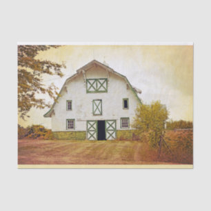 Seidenpapier-Verpackung Sonnenuntergang Scheune La Seidenpapier