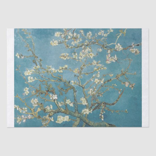 Seidenpapier: VINCENT Van Gogh: ALMOND BLOSSOM Seidenpapier (Vorderseite)