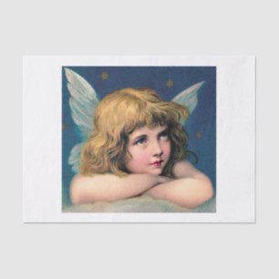 Seidenpapier: VINTAGE CHRISTMAS ANGEL/CHERUB Seidenpapier