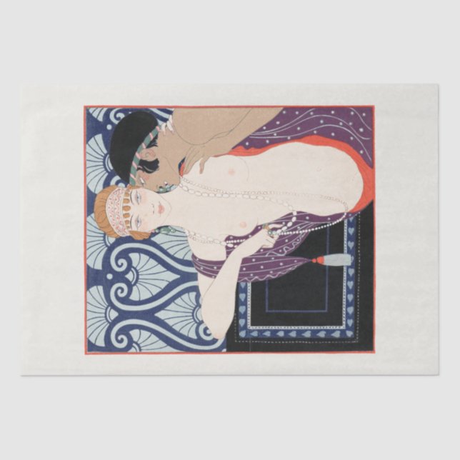 Seidenpapier: VINTAGE POSTER:GEORGE BARBIER Seidenpapier (Vorderseite)