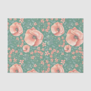SEIDENPAPIER   Vintages Blumenstorybook-Baby