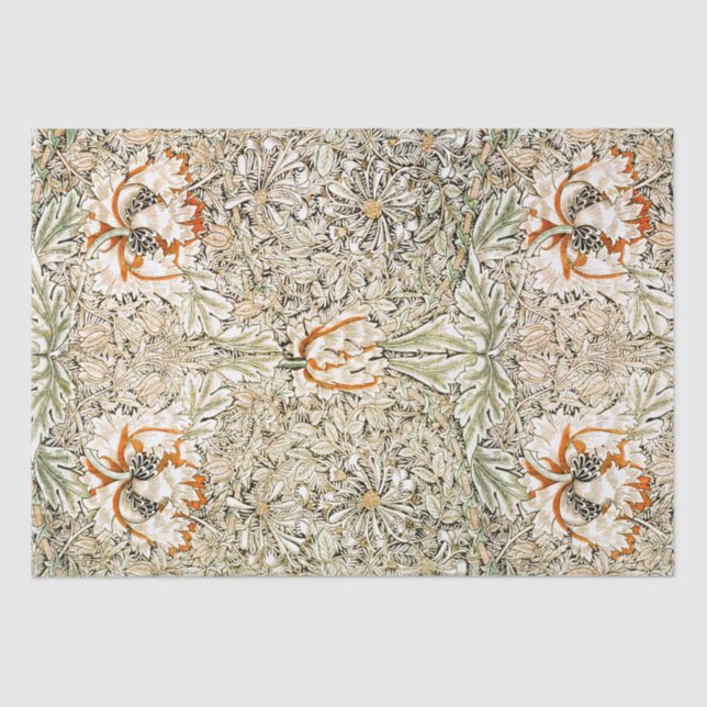 Seidenpapier: WILLIAM MORRIS : HONEYSUCKLE: 1876 Seidenpapier (Vorderseite)
