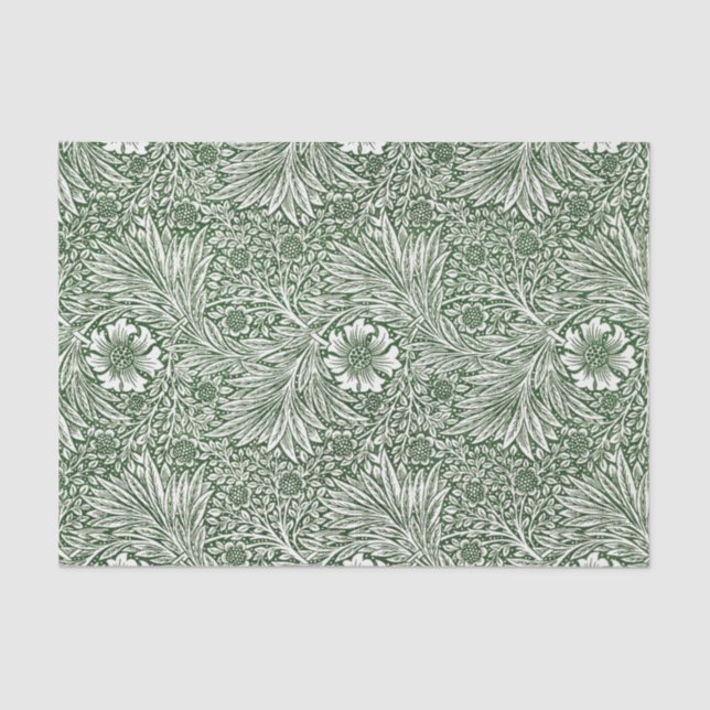Seidenpapier: WILLIAM MORRIS : MARIGOLDS IN GREEN Seidenpapier (Vorderseite)