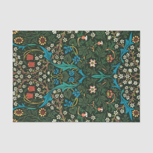 Seidenpapier: WILLIAM MORRIS : TULIPS Seidenpapier (Vorderseite)