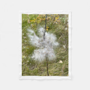 Seidenpflanze Schmetterling Fleecedecke