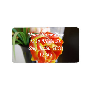 Seidentulip Adressaufkleber