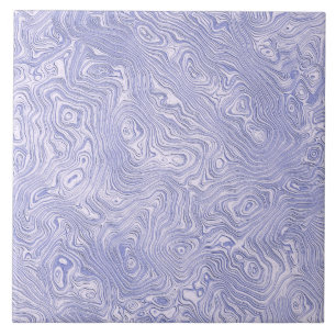 Seidig blaues Moire-Muster Fliese