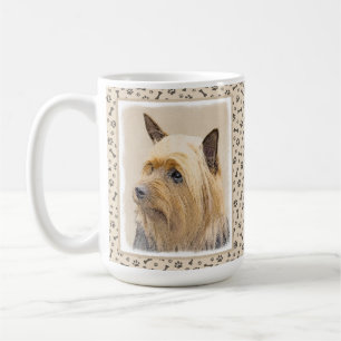 Seidiger Terrier-Malerei - niedliche ursprünglich Kaffeetasse