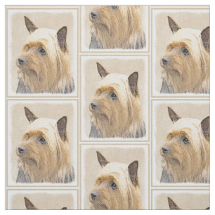 Seidiger Terrier-Malerei - niedliche ursprünglich Stoff