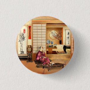 Seidiges Reispuder Button