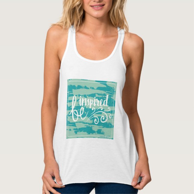 Seien inspiriert Sie Tank Top (Vorderseite)