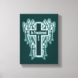 Seien - Römer-12:2 umgewandelt Sie Leinwanddruck