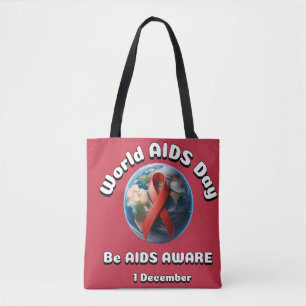 Seien Sie Aids bewusst. Welt-AIDS-Tag.